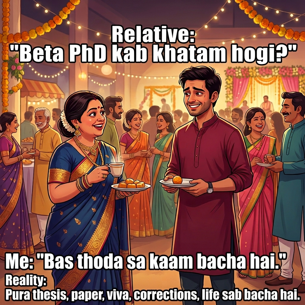 Relatives Ask When the PhD Ends: A question with more pressure than a viva.